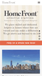 Mobile Screenshot of homefrontstaffing.com